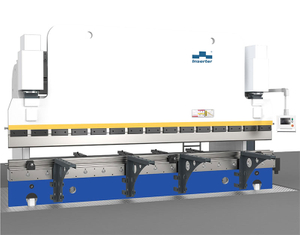 Prensa dobradeira para serviço pesado com sistema CNC de 400 toneladas e 7 eixos CYBELEC CT15