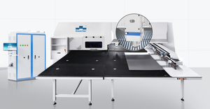 Máquinas combinadas de punção e corte a laser