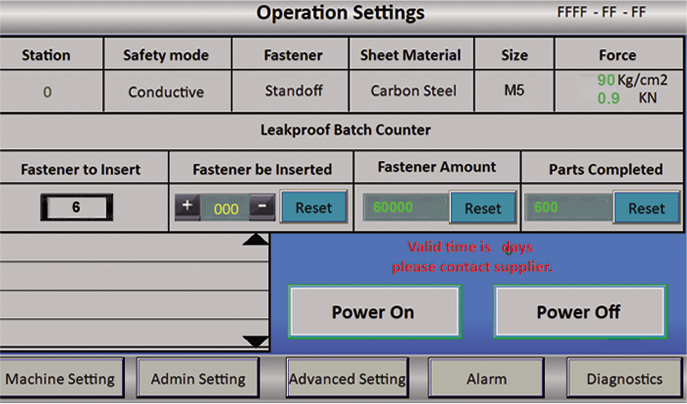 1025MSP Intuitive I/O Open System Faster Insert Machine